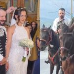Ηράκλειο: Γαμπρός έφτασε στην εκκλησία συνοδεία 14 καβαλάρηδων και παντρεύτηκε με 14 κουμπάρους